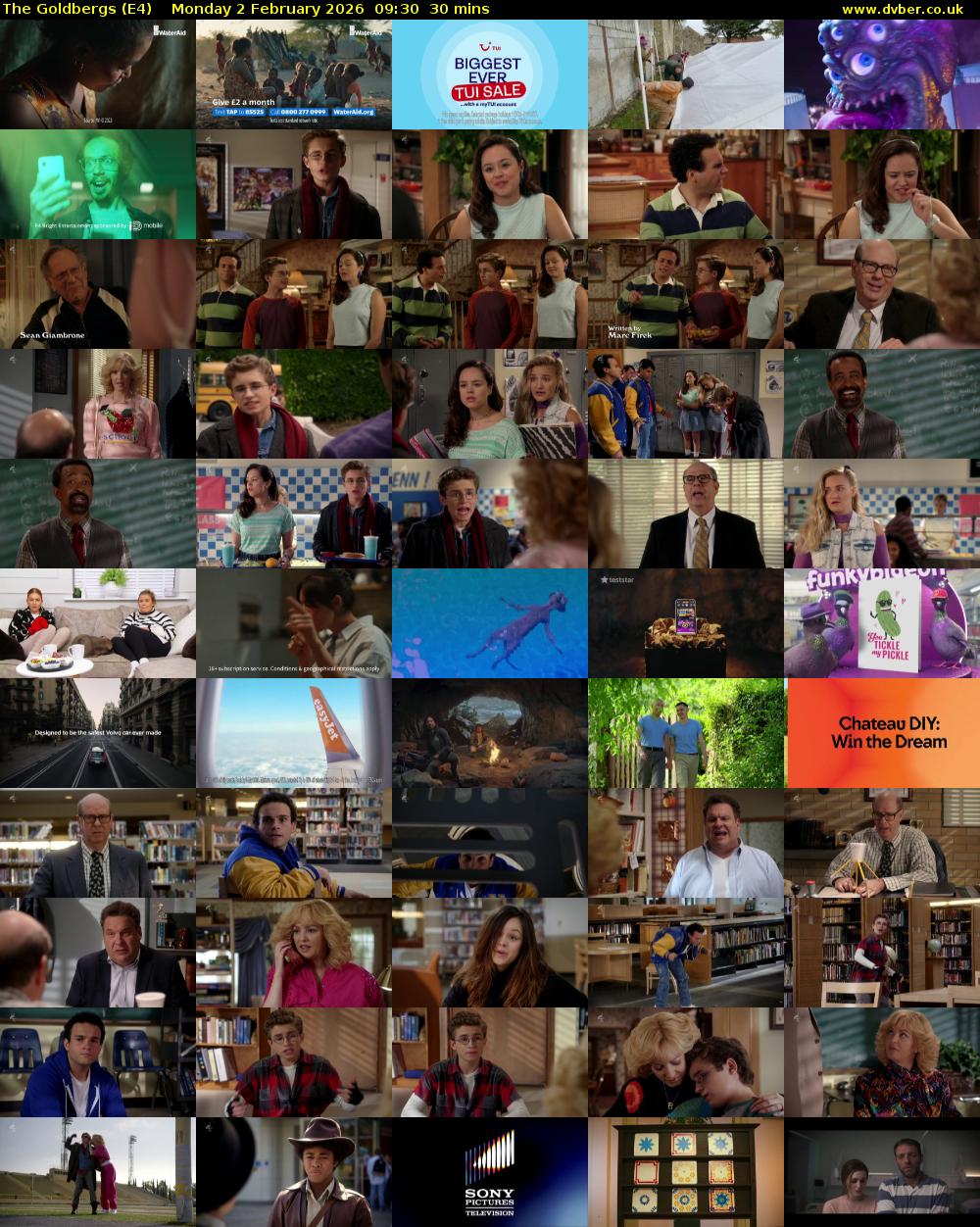 The Goldbergs (E4) Monday 2 February 2026 09:30 - 10:00