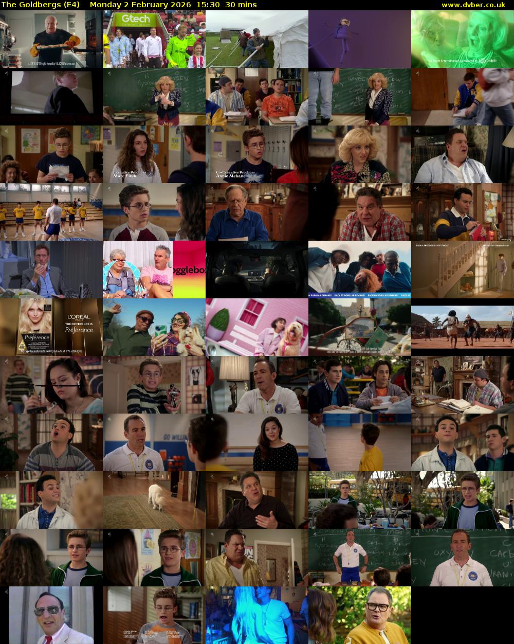 The Goldbergs (E4) Monday 2 February 2026 15:30 - 16:00