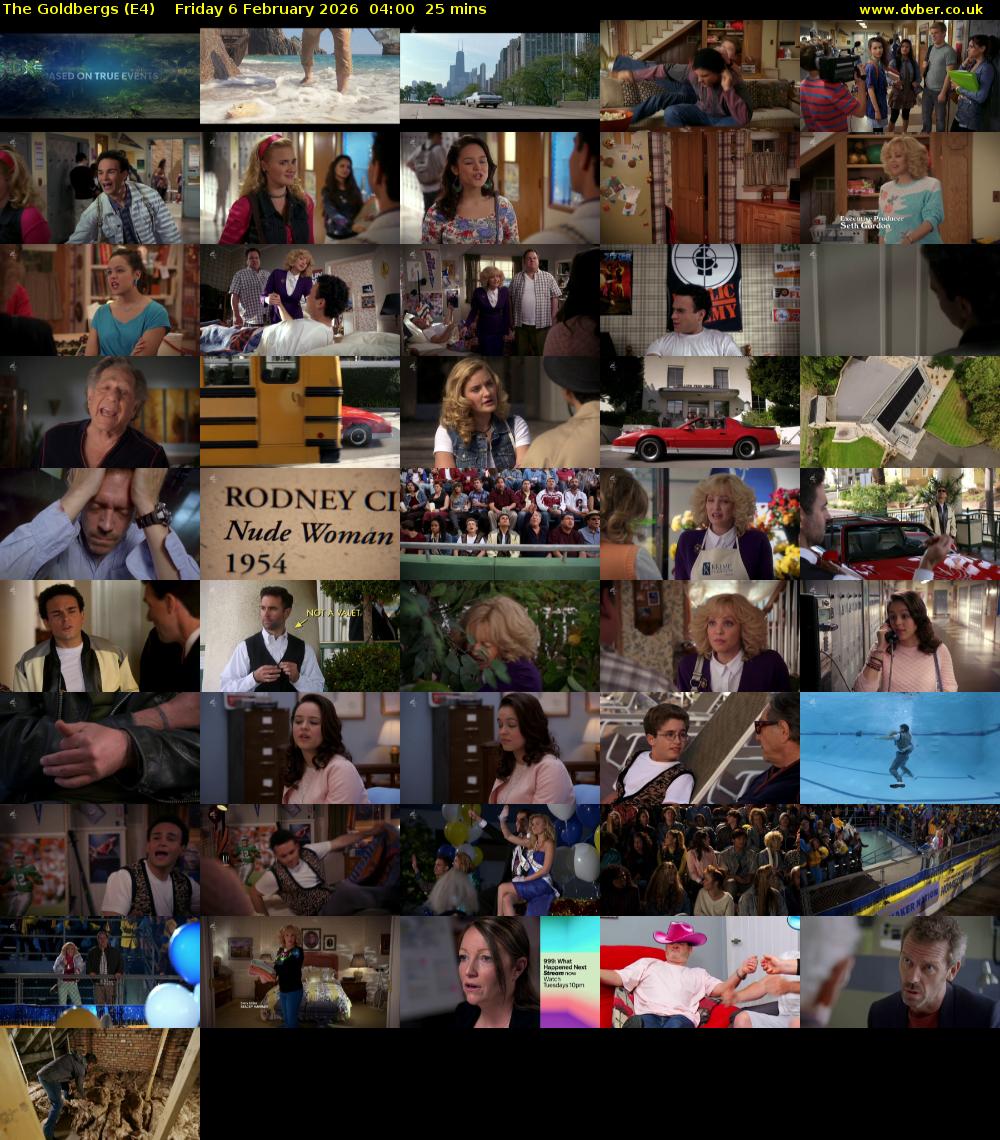 The Goldbergs (E4) Friday 6 February 2026 04:00 - 04:25