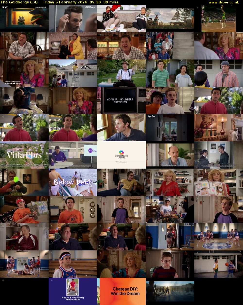 The Goldbergs (E4) Friday 6 February 2026 09:30 - 10:00