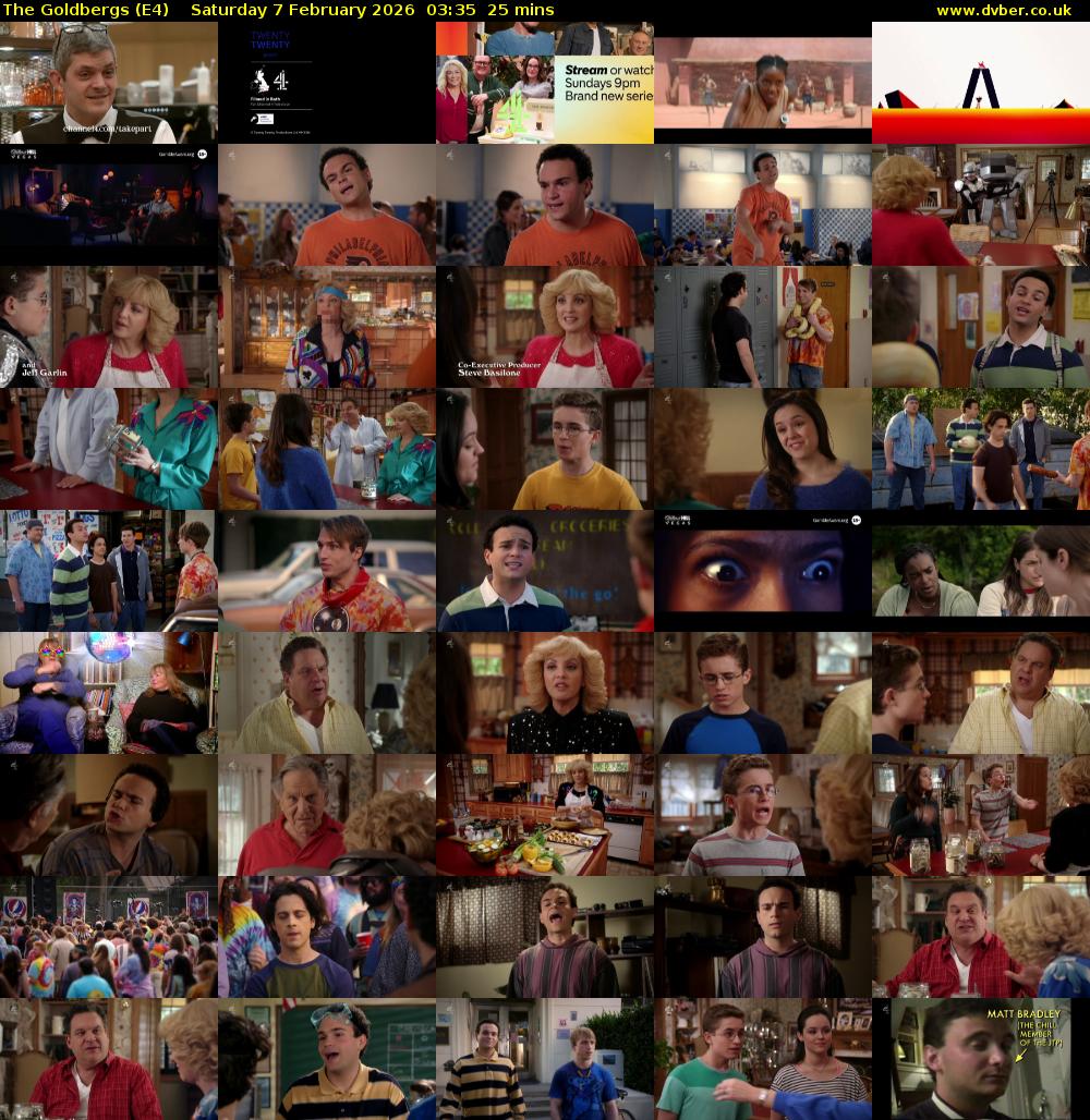 The Goldbergs (E4) Saturday 7 February 2026 03:35 - 04:00