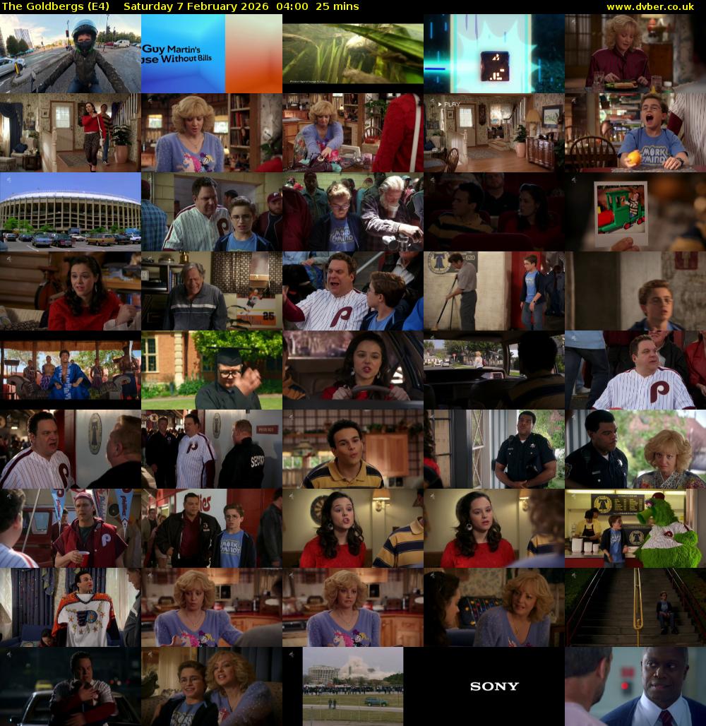 The Goldbergs (E4) Saturday 7 February 2026 04:00 - 04:25