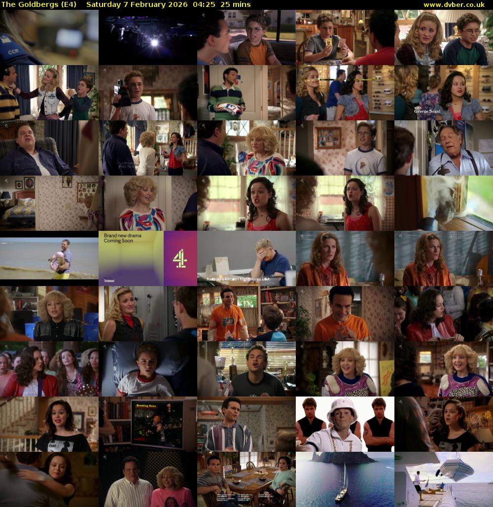 The Goldbergs (E4) Saturday 7 February 2026 04:25 - 04:50