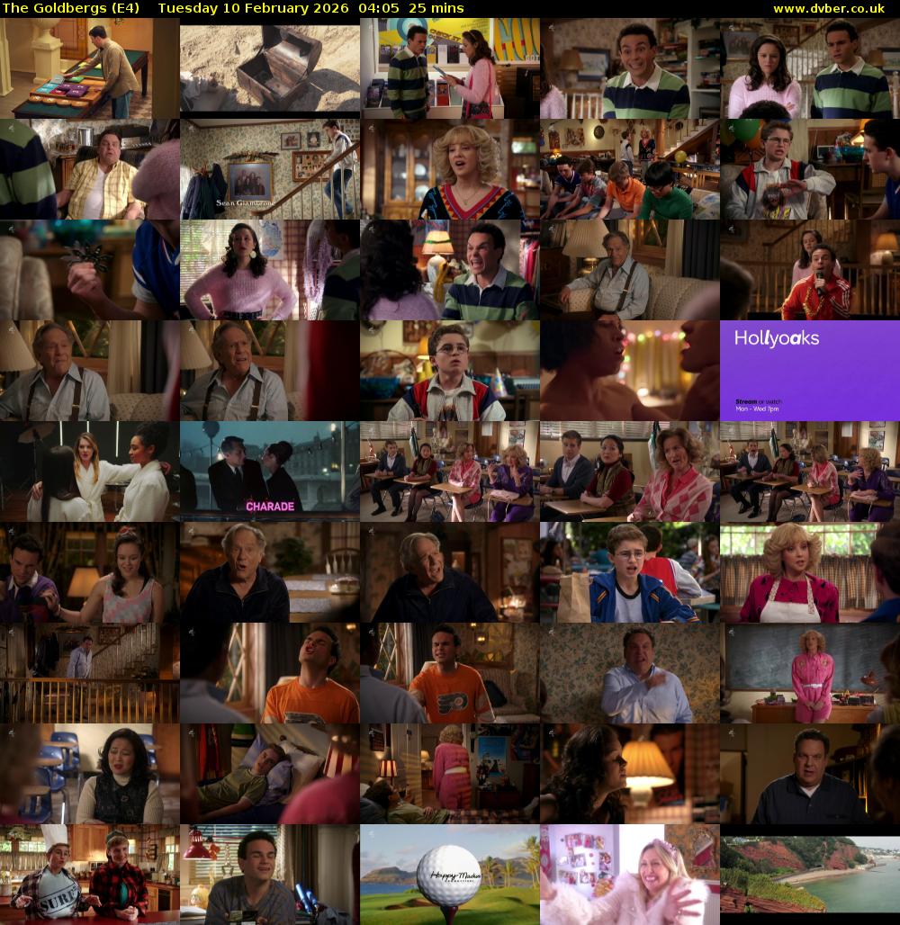The Goldbergs (E4) Tuesday 10 February 2026 04:05 - 04:30