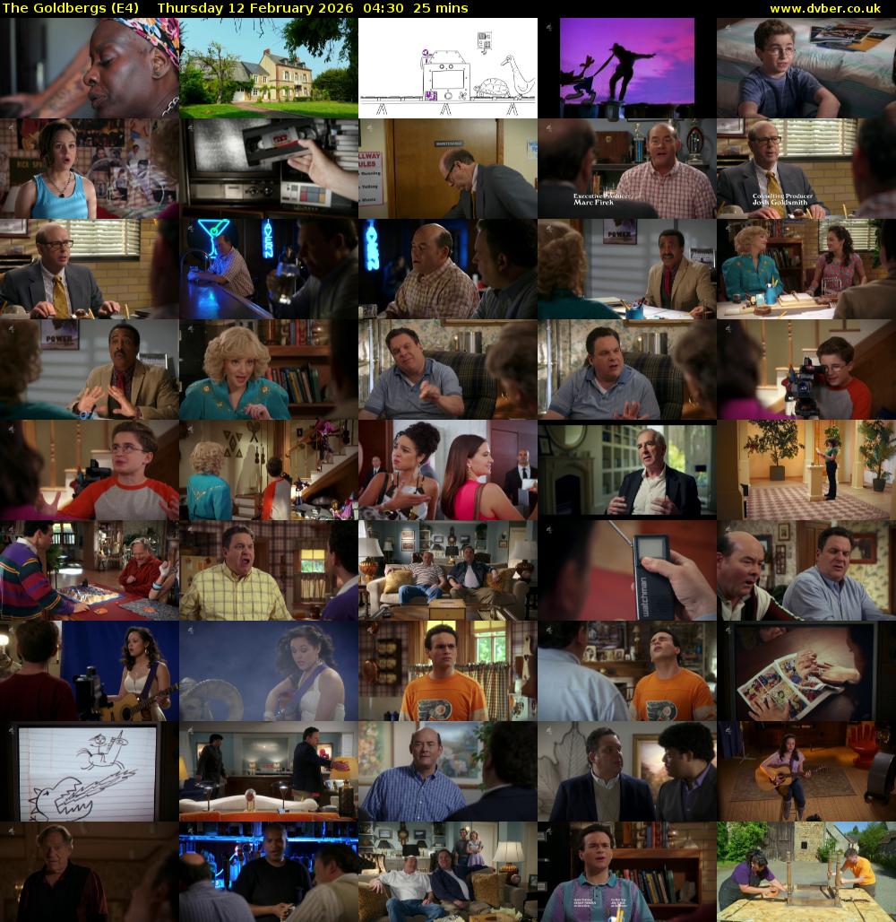 The Goldbergs (E4) Thursday 12 February 2026 04:30 - 04:55