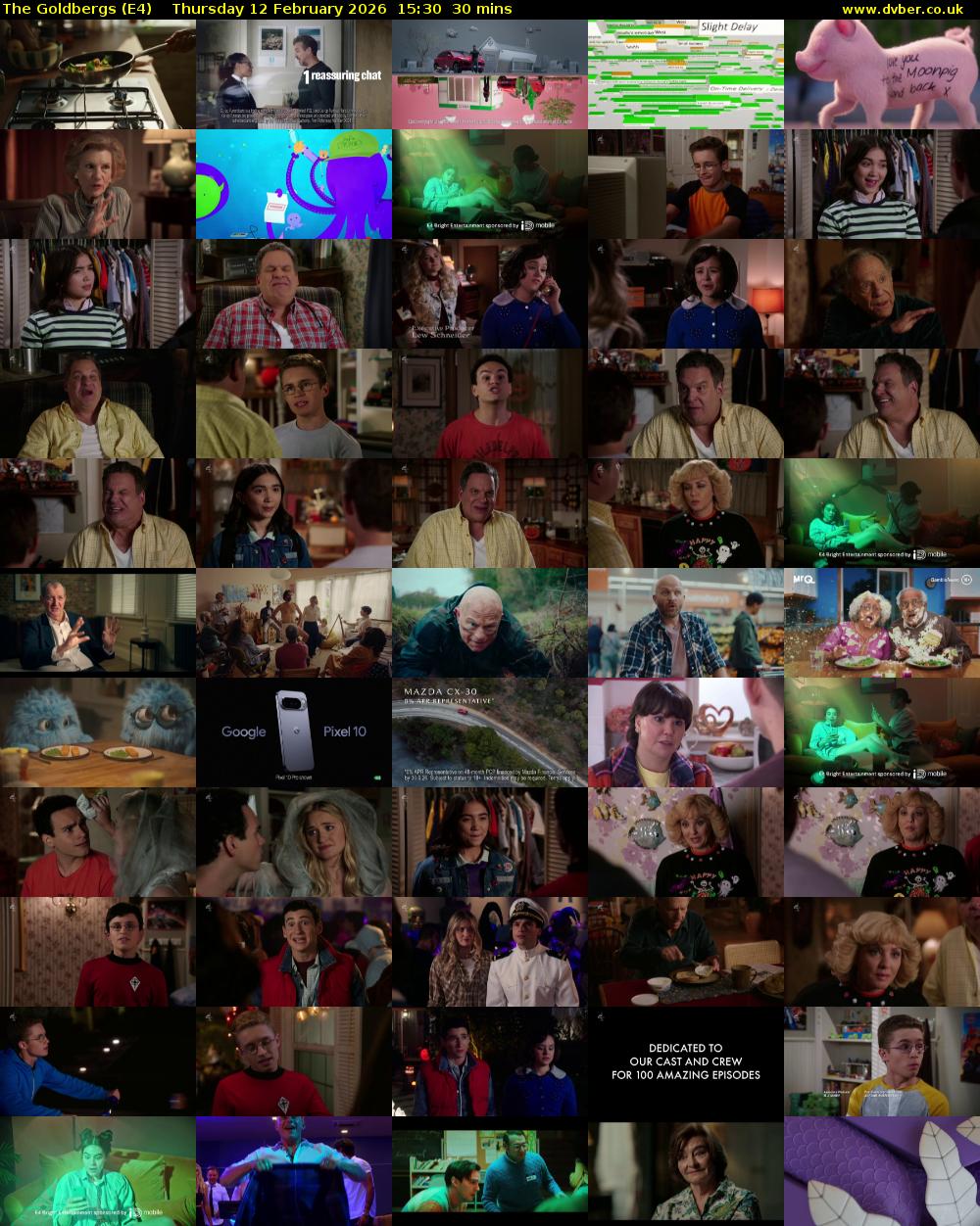 The Goldbergs (E4) Thursday 12 February 2026 15:30 - 16:00