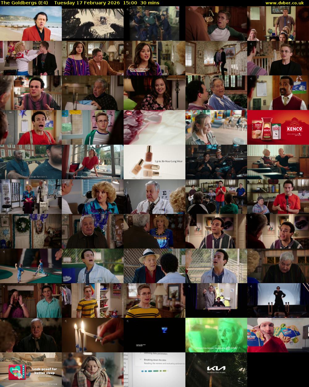 The Goldbergs (E4) Tuesday 17 February 2026 15:00 - 15:30