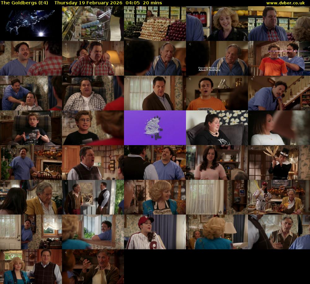 The Goldbergs (E4) Thursday 19 February 2026 04:05 - 04:25
