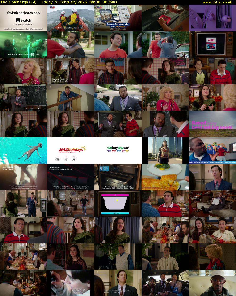 The Goldbergs (E4) Friday 20 February 2026 09:30 - 10:00