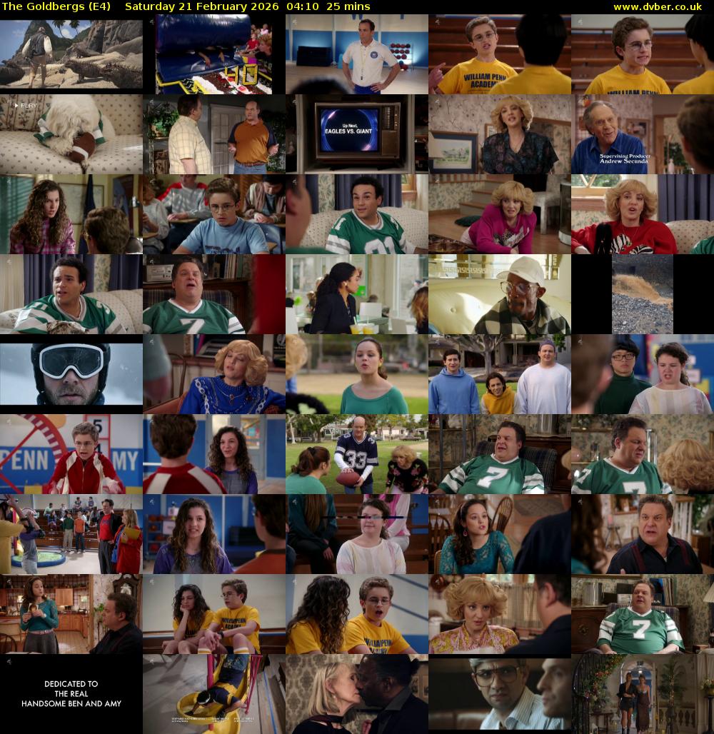 The Goldbergs (E4) Saturday 21 February 2026 04:10 - 04:35