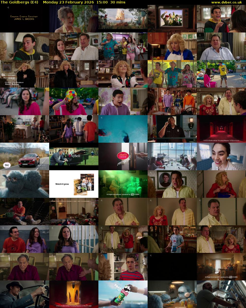 The Goldbergs (E4) Monday 23 February 2026 15:00 - 15:30
