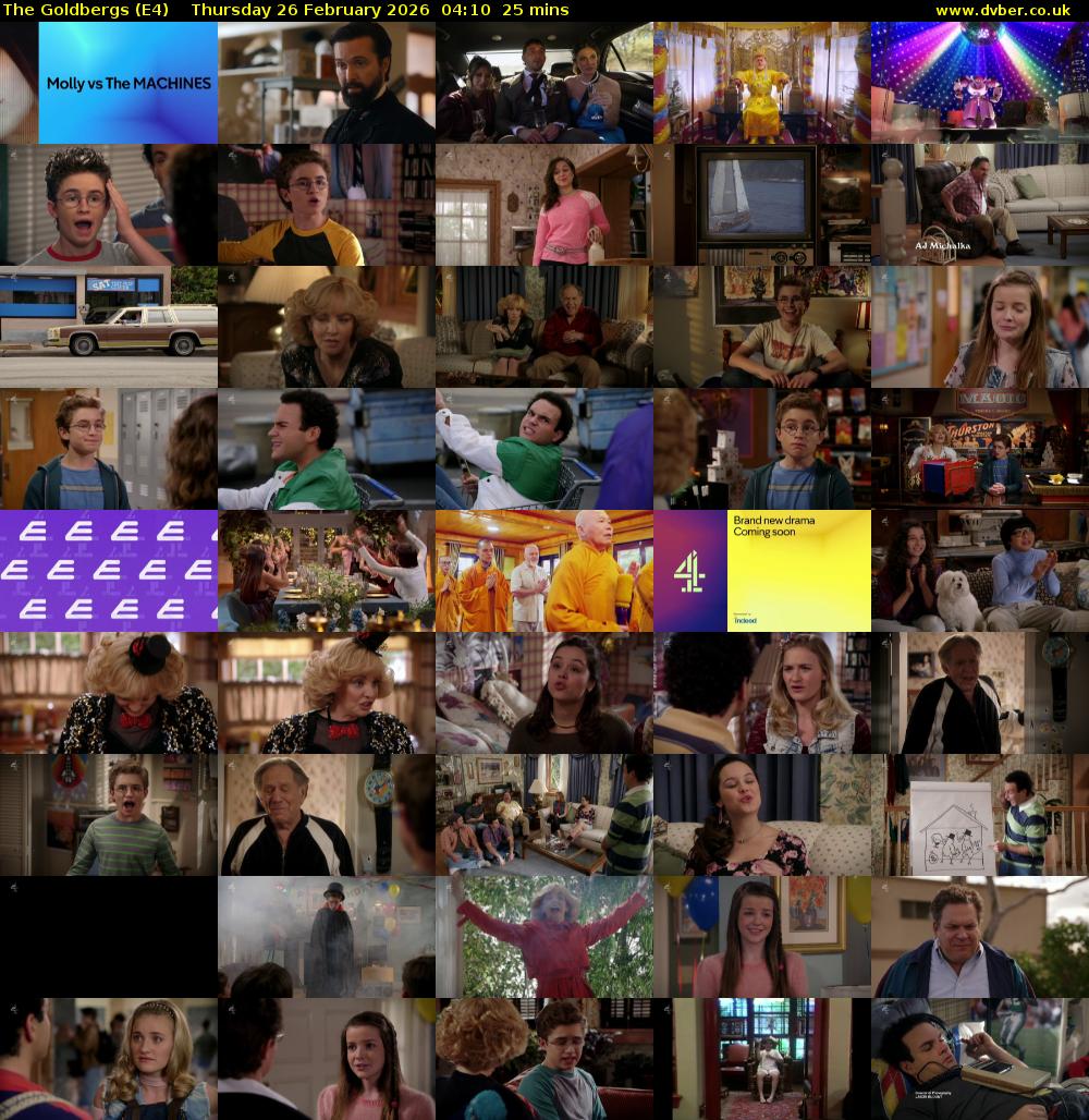 The Goldbergs (E4) Thursday 26 February 2026 04:10 - 04:35