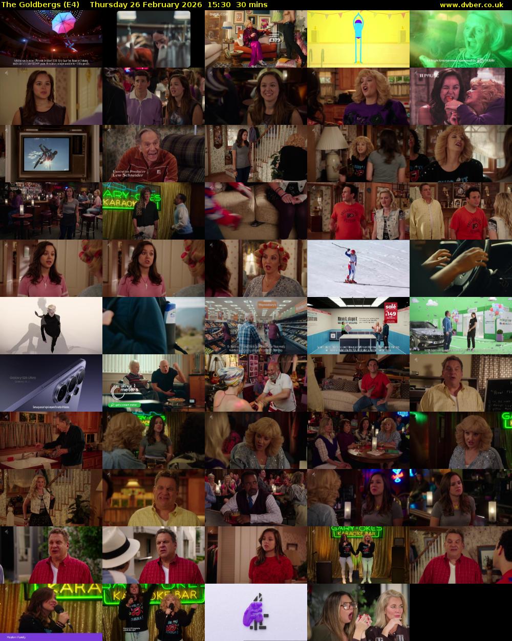 The Goldbergs (E4) Thursday 26 February 2026 15:30 - 16:00