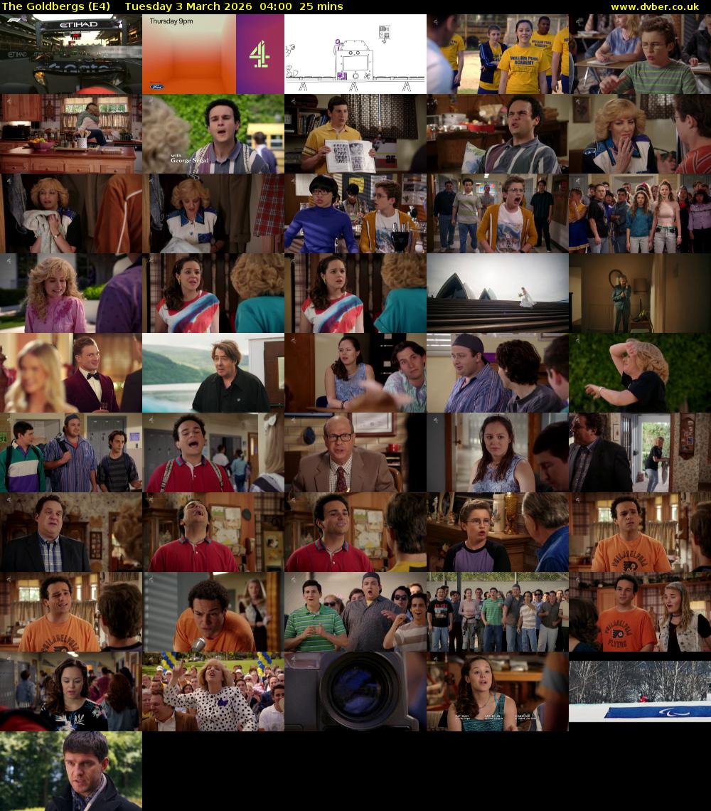The Goldbergs (E4) Tuesday 3 March 2026 04:00 - 04:25
