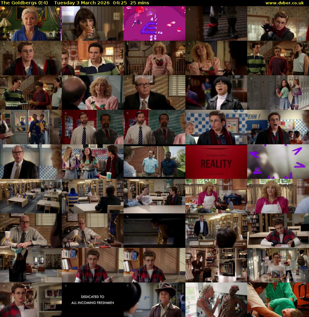 The Goldbergs (E4) Tuesday 3 March 2026 04:25 - 04:50