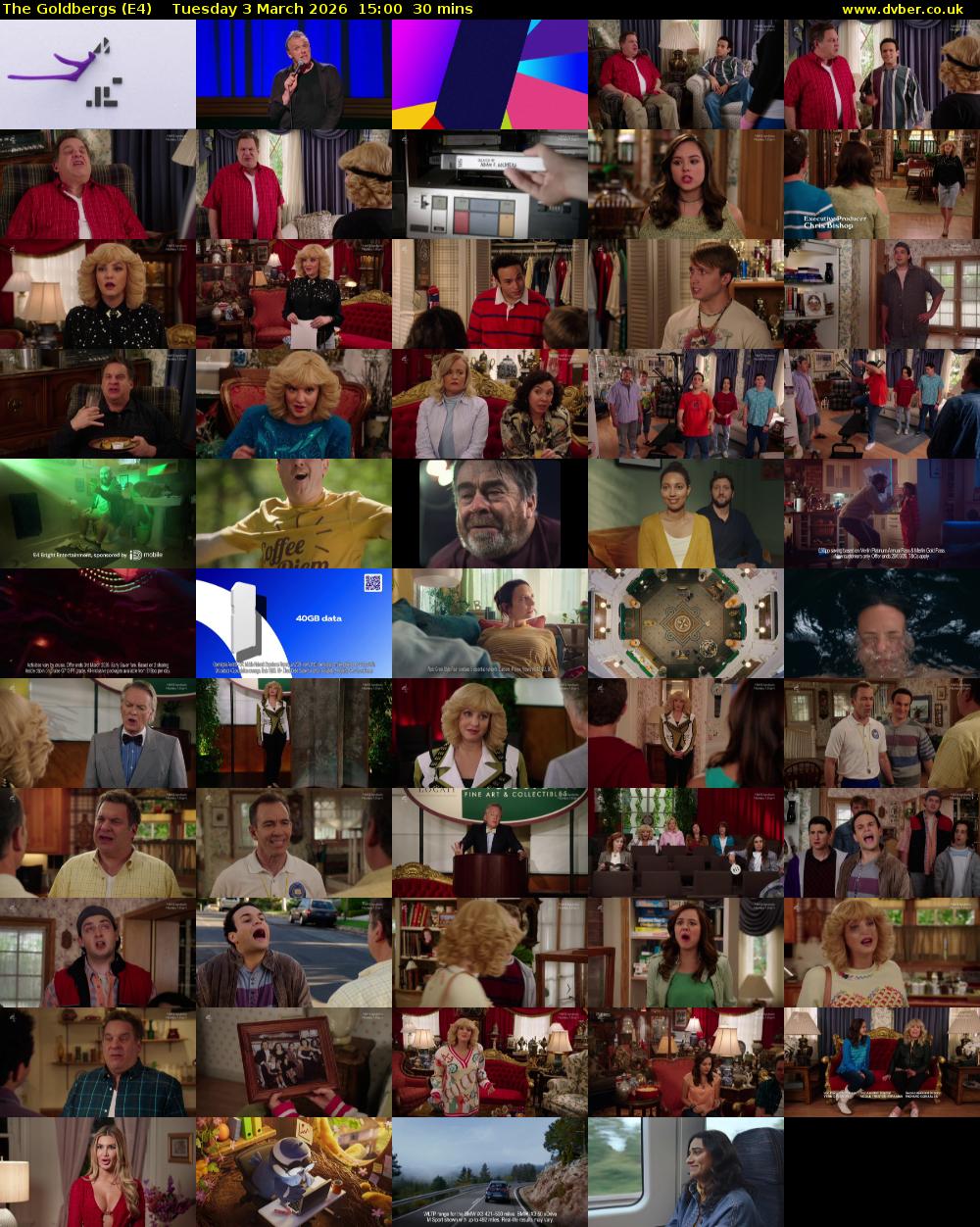 The Goldbergs (E4) Tuesday 3 March 2026 15:00 - 15:30