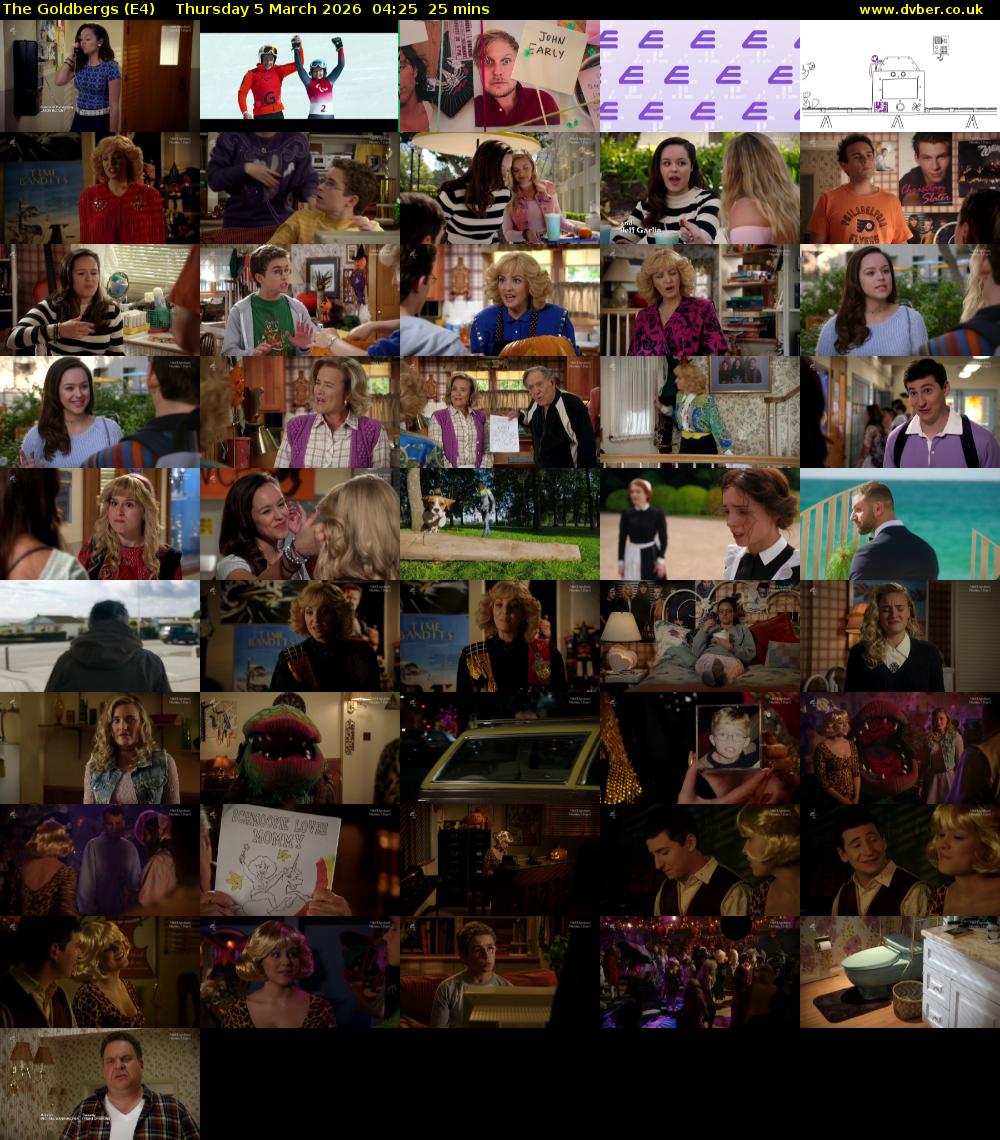 The Goldbergs (E4) Thursday 5 March 2026 04:25 - 04:50