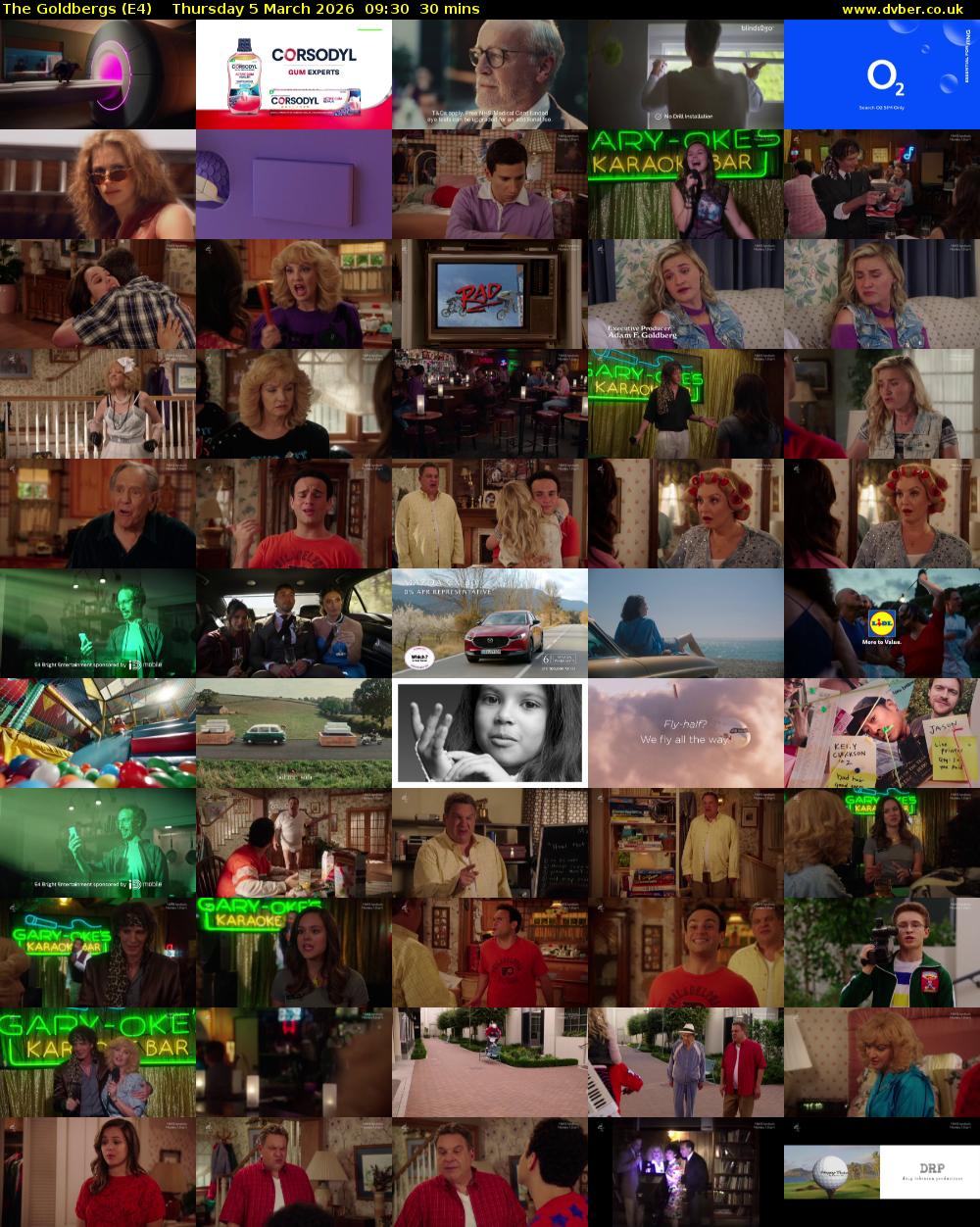 The Goldbergs (E4) Thursday 5 March 2026 09:30 - 10:00