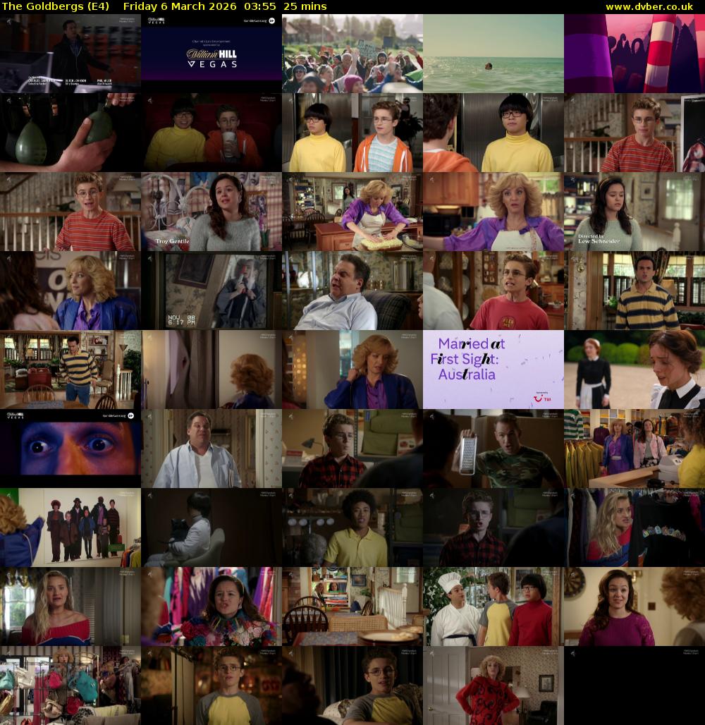 The Goldbergs (E4) Friday 6 March 2026 03:55 - 04:20