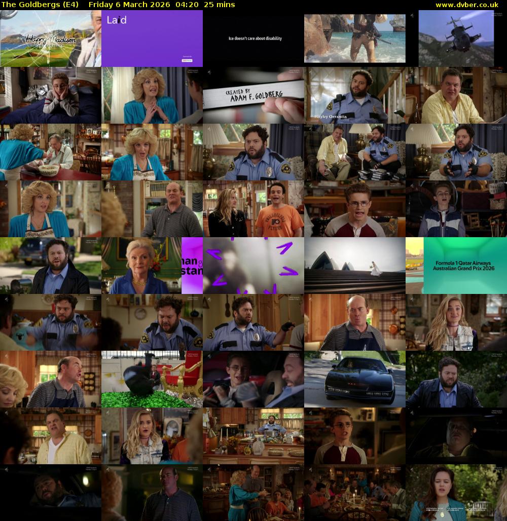 The Goldbergs (E4) Friday 6 March 2026 04:20 - 04:45