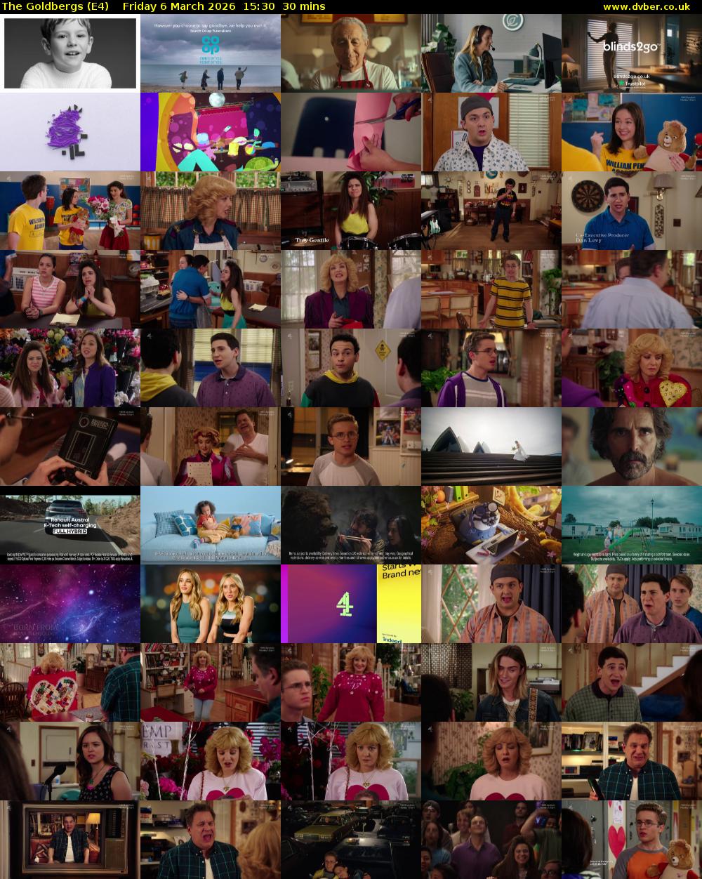 The Goldbergs (E4) Friday 6 March 2026 15:30 - 16:00