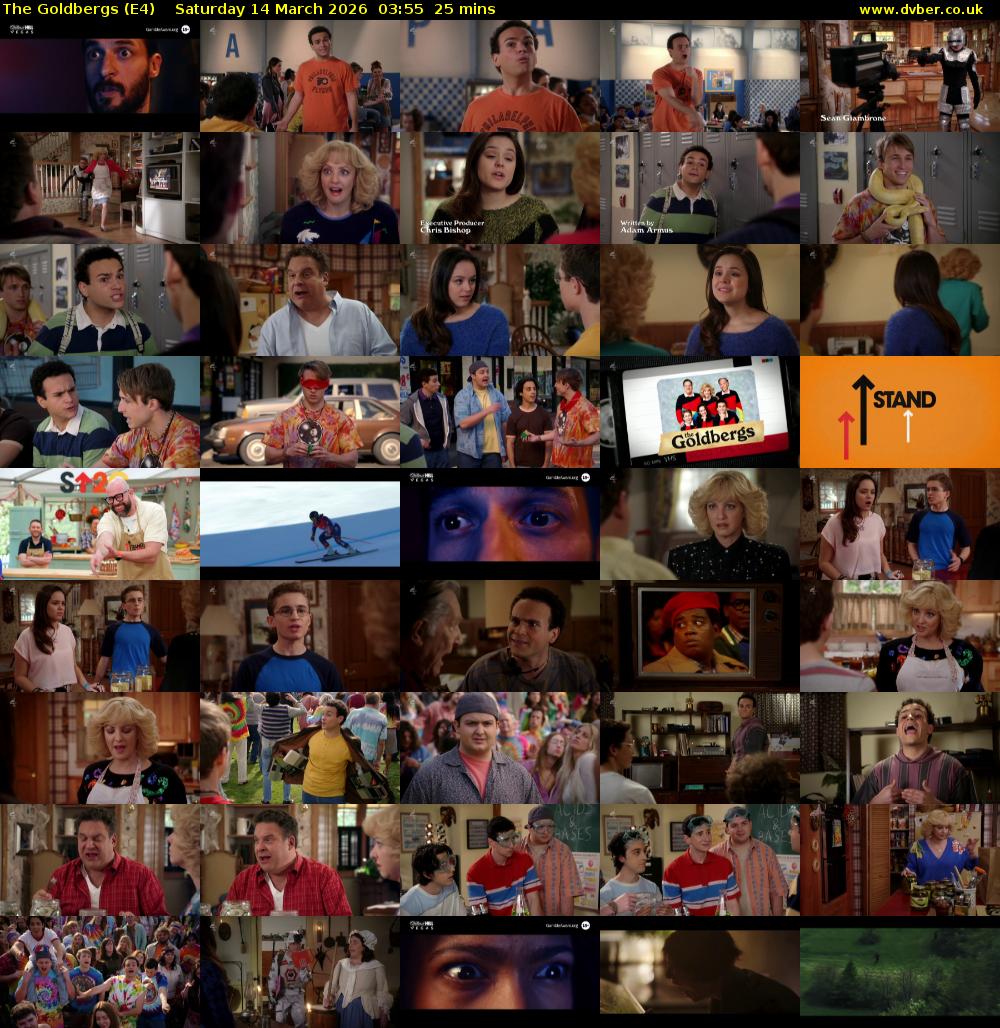 The Goldbergs (E4) Saturday 14 March 2026 03:55 - 04:20