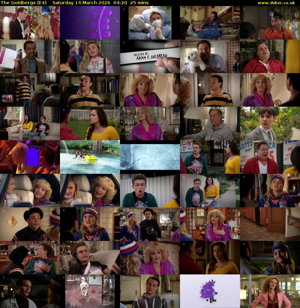 The Goldbergs (E4) Saturday 14 March 2026 04:20 - 04:45