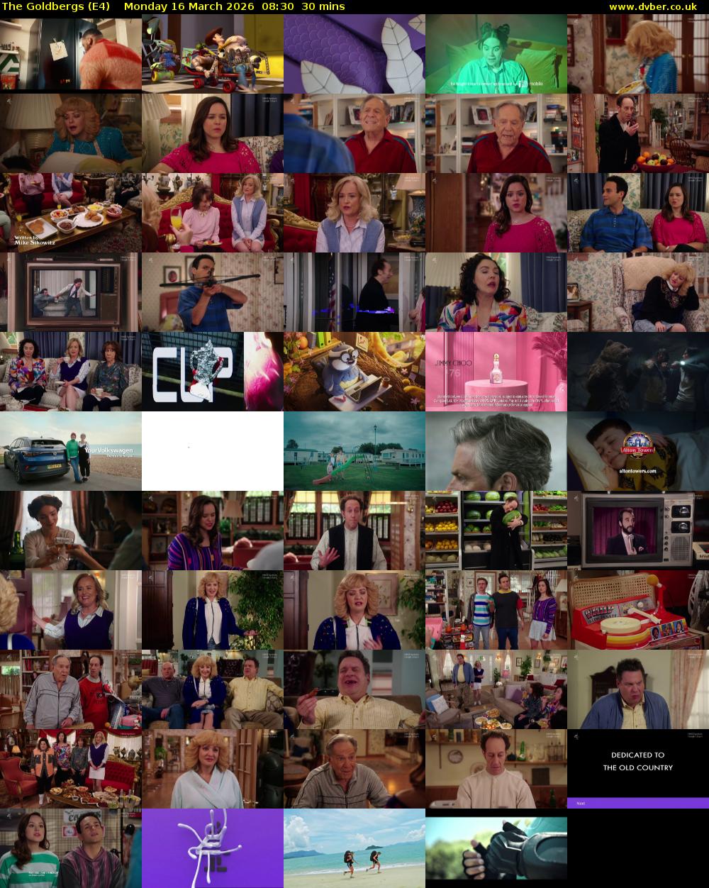 The Goldbergs (E4) Monday 16 March 2026 08:30 - 09:00