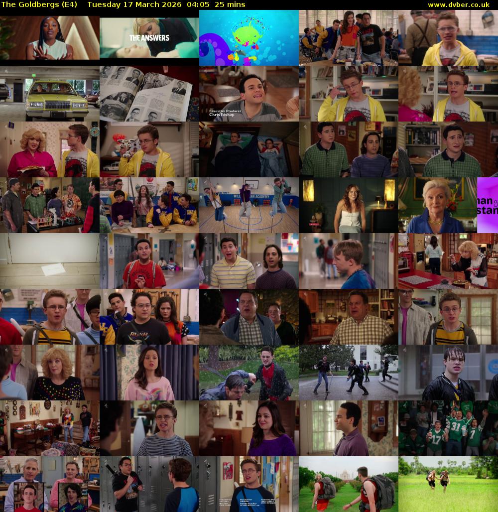 The Goldbergs (E4) Tuesday 17 March 2026 04:05 - 04:30