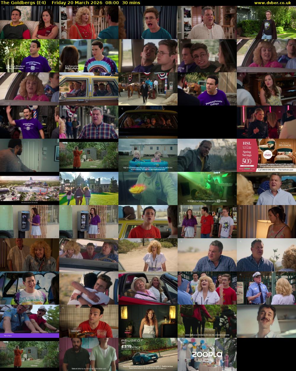 The Goldbergs (E4) Friday 20 March 2026 08:00 - 08:30