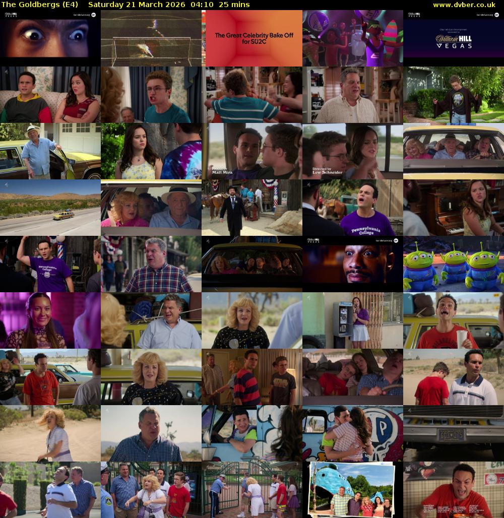 The Goldbergs (E4) Saturday 21 March 2026 04:10 - 04:35