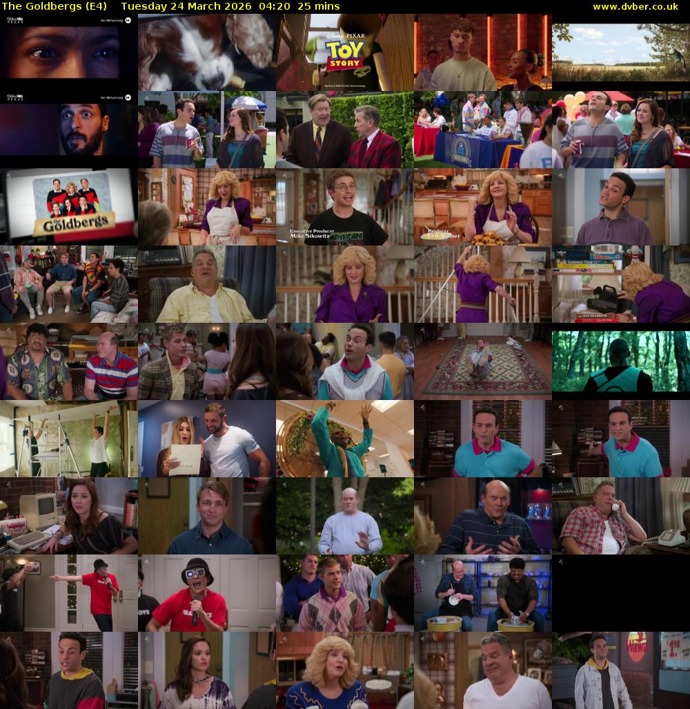 The Goldbergs (E4) Tuesday 24 March 2026 04:20 - 04:45