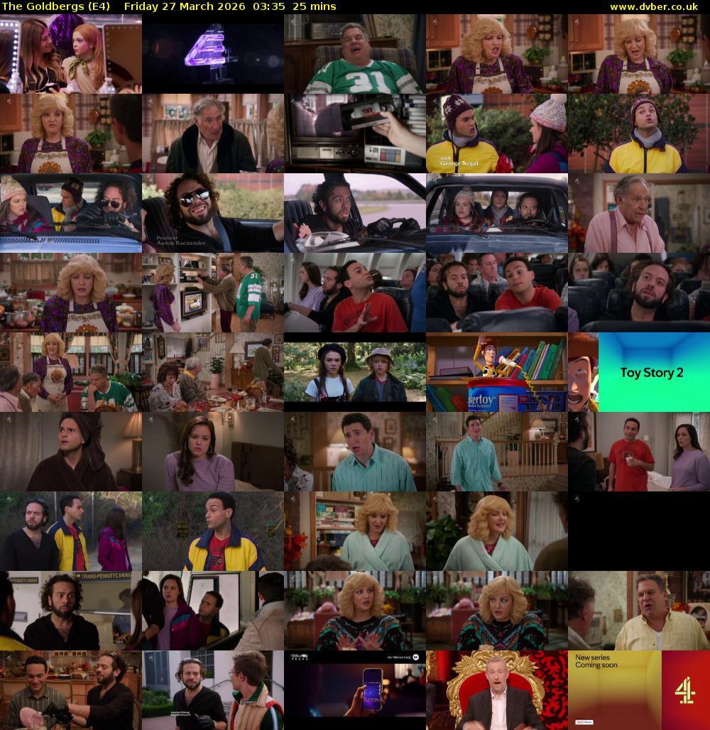 The Goldbergs (E4) Friday 27 March 2026 03:35 - 04:00