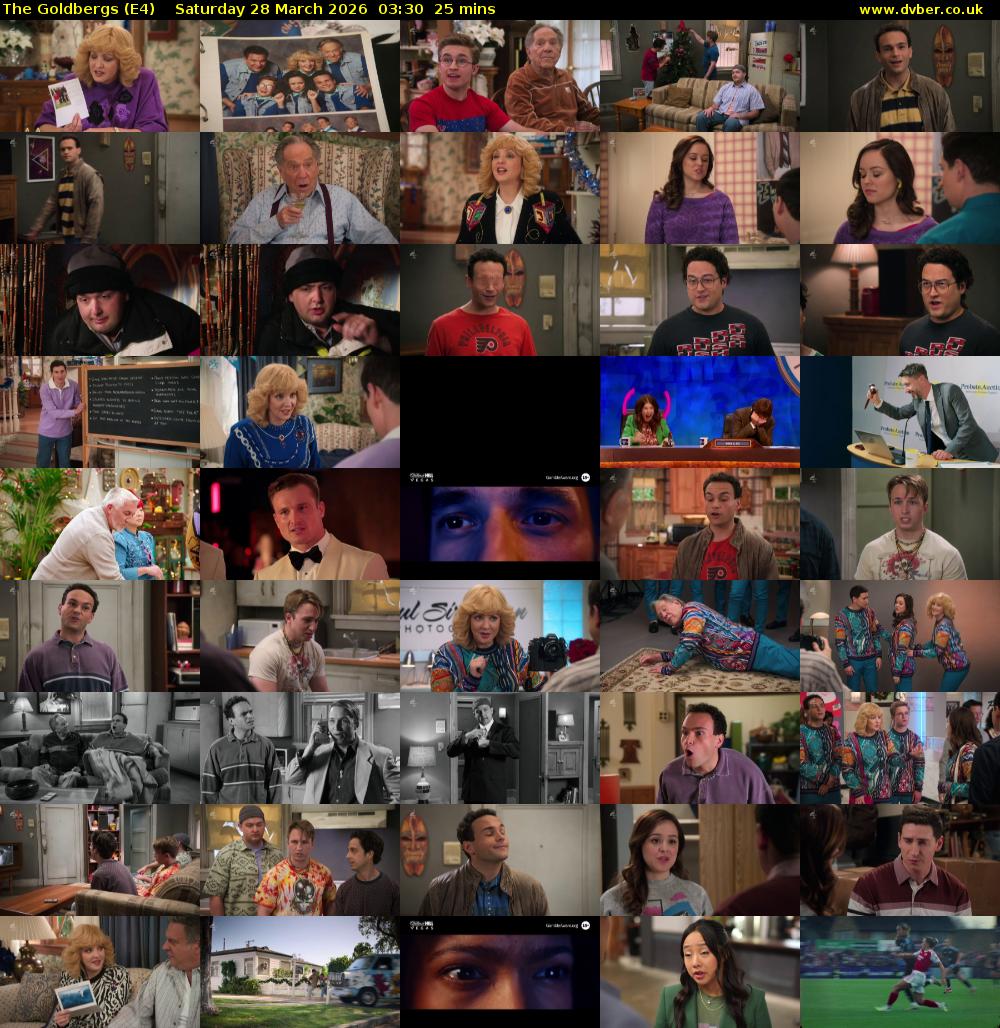 The Goldbergs (E4) Saturday 28 March 2026 03:30 - 03:55