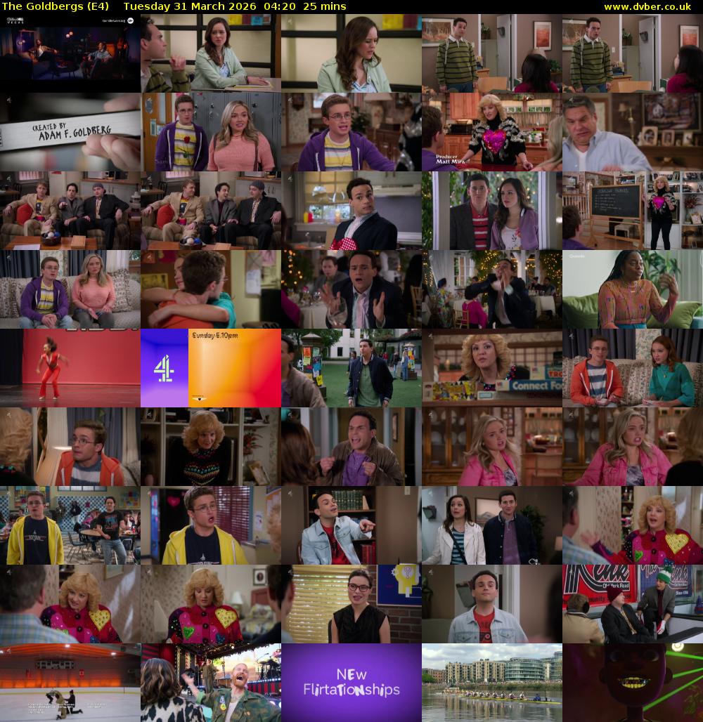 The Goldbergs (E4) Tuesday 31 March 2026 04:20 - 04:45