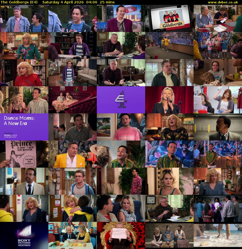 The Goldbergs (E4) Saturday 4 April 2026 04:00 - 04:25