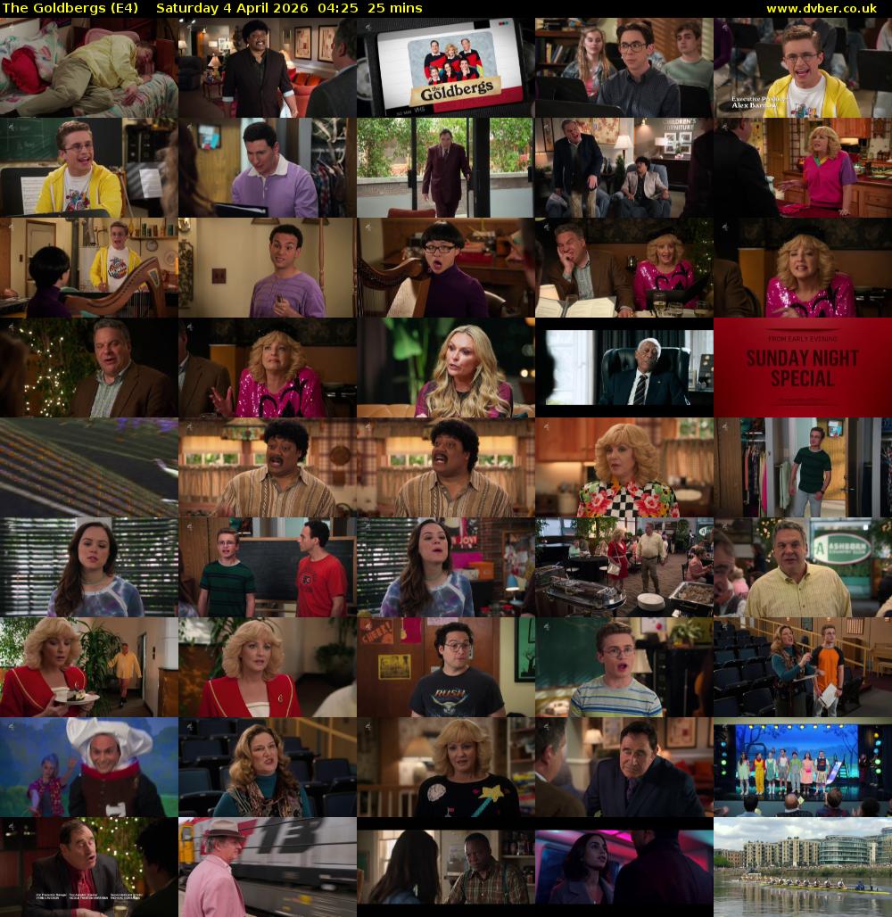 The Goldbergs (E4) Saturday 4 April 2026 04:25 - 04:50