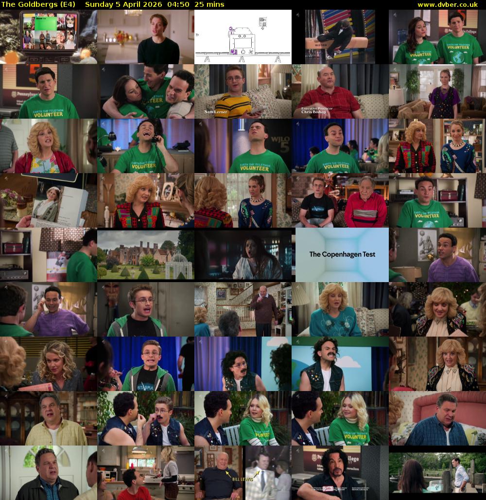 The Goldbergs (E4) Sunday 5 April 2026 04:50 - 05:15