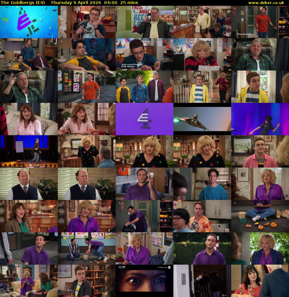 The Goldbergs (E4) Thursday 9 April 2026 04:00 - 04:25