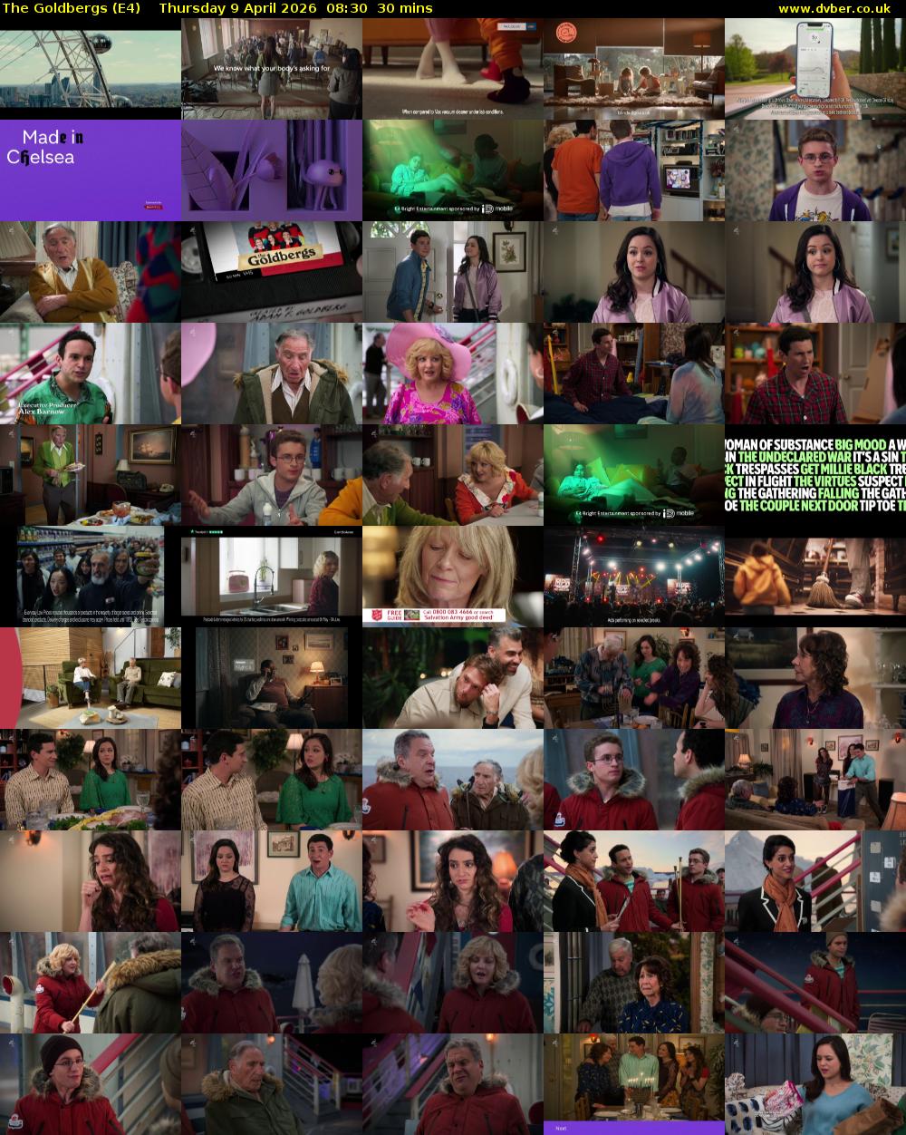 The Goldbergs (E4) Thursday 9 April 2026 08:30 - 09:00