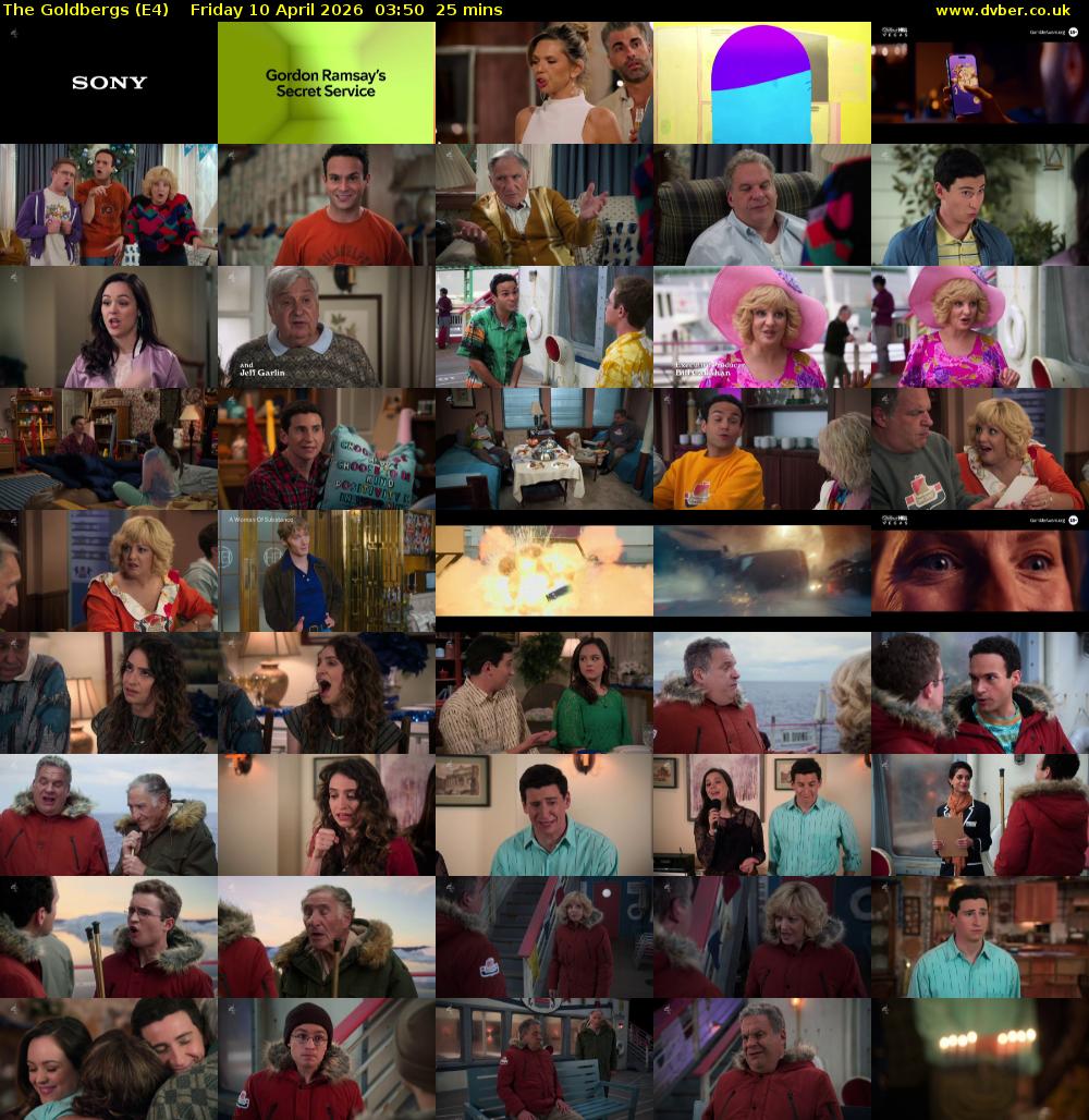 The Goldbergs (E4) Friday 10 April 2026 03:50 - 04:15