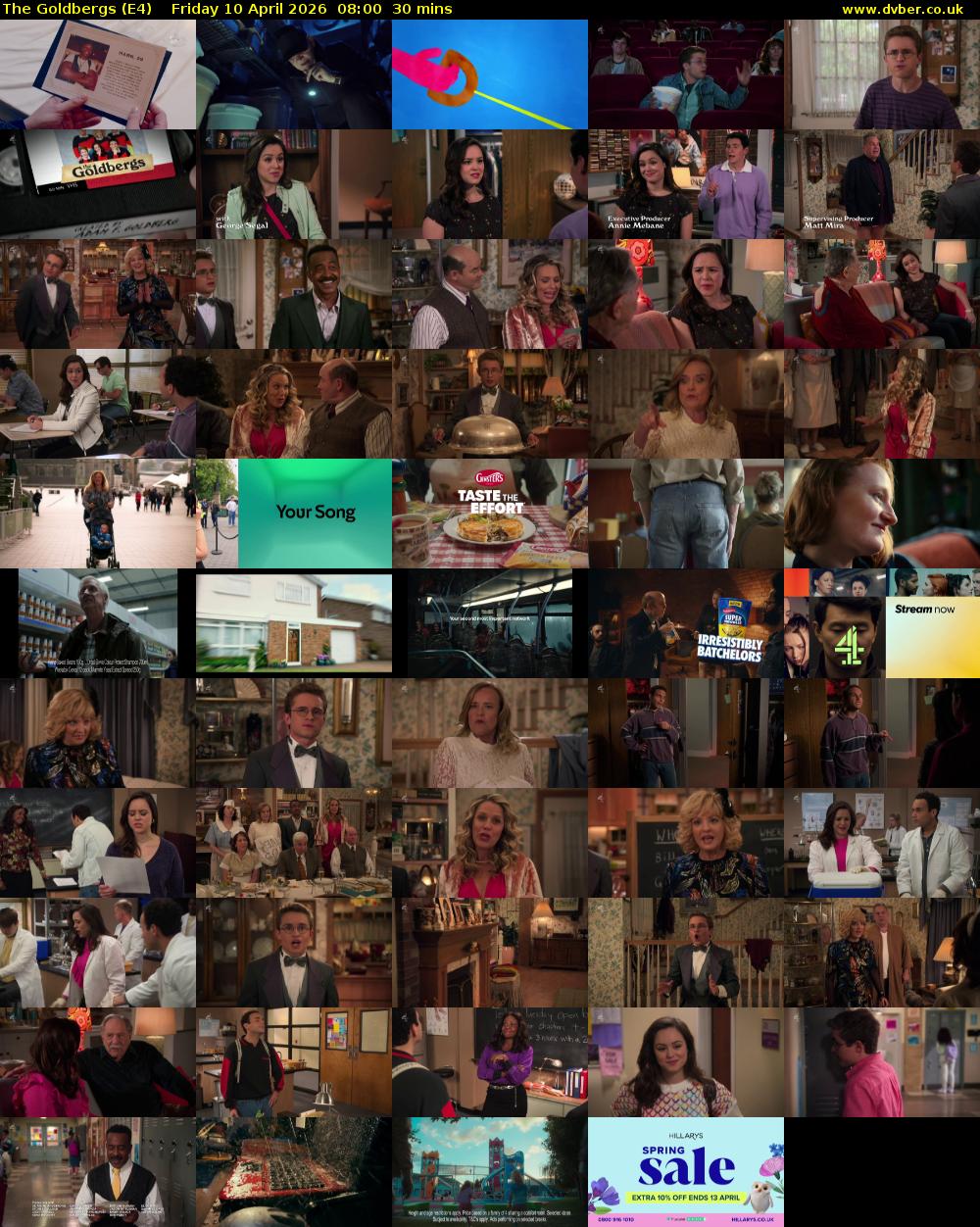 The Goldbergs (E4) Friday 10 April 2026 08:00 - 08:30
