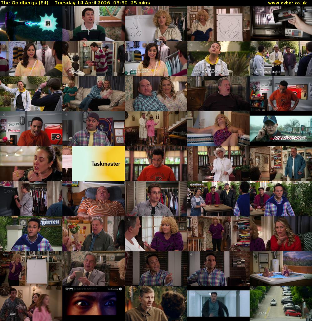 The Goldbergs (E4) Tuesday 14 April 2026 03:50 - 04:15