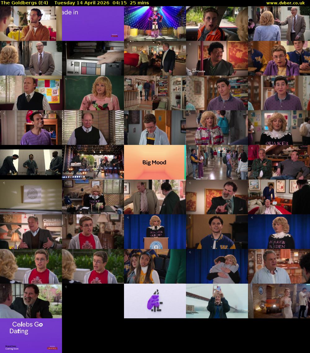 The Goldbergs (E4) Tuesday 14 April 2026 04:15 - 04:40