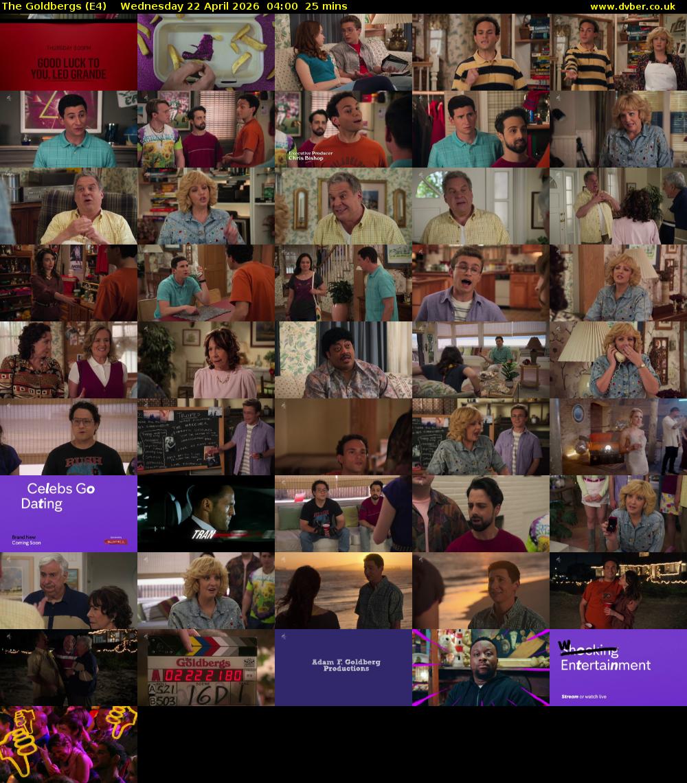 The Goldbergs (E4) Wednesday 22 April 2026 04:00 - 04:25