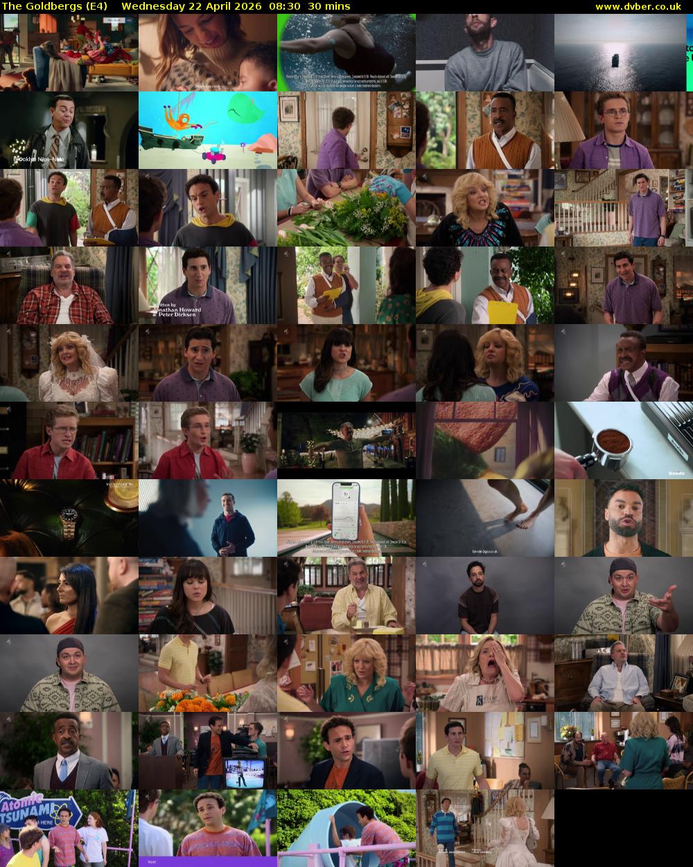 The Goldbergs (E4) Wednesday 22 April 2026 08:30 - 09:00