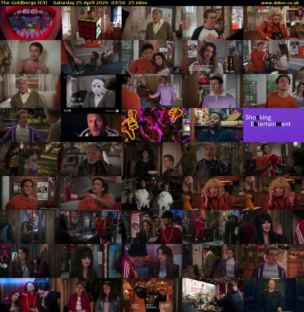 The Goldbergs (E4) Saturday 25 April 2026 03:50 - 04:15