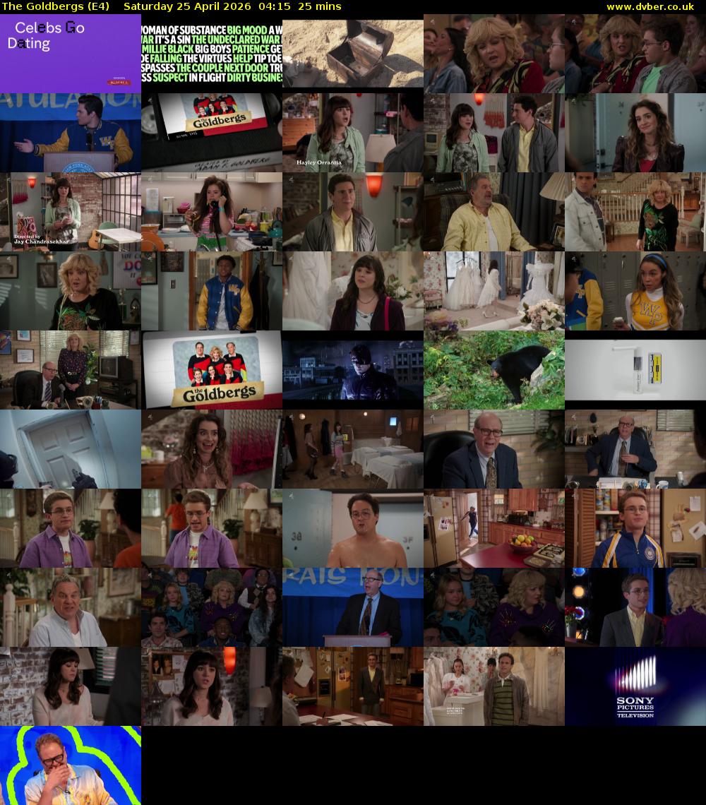 The Goldbergs (E4) Saturday 25 April 2026 04:15 - 04:40
