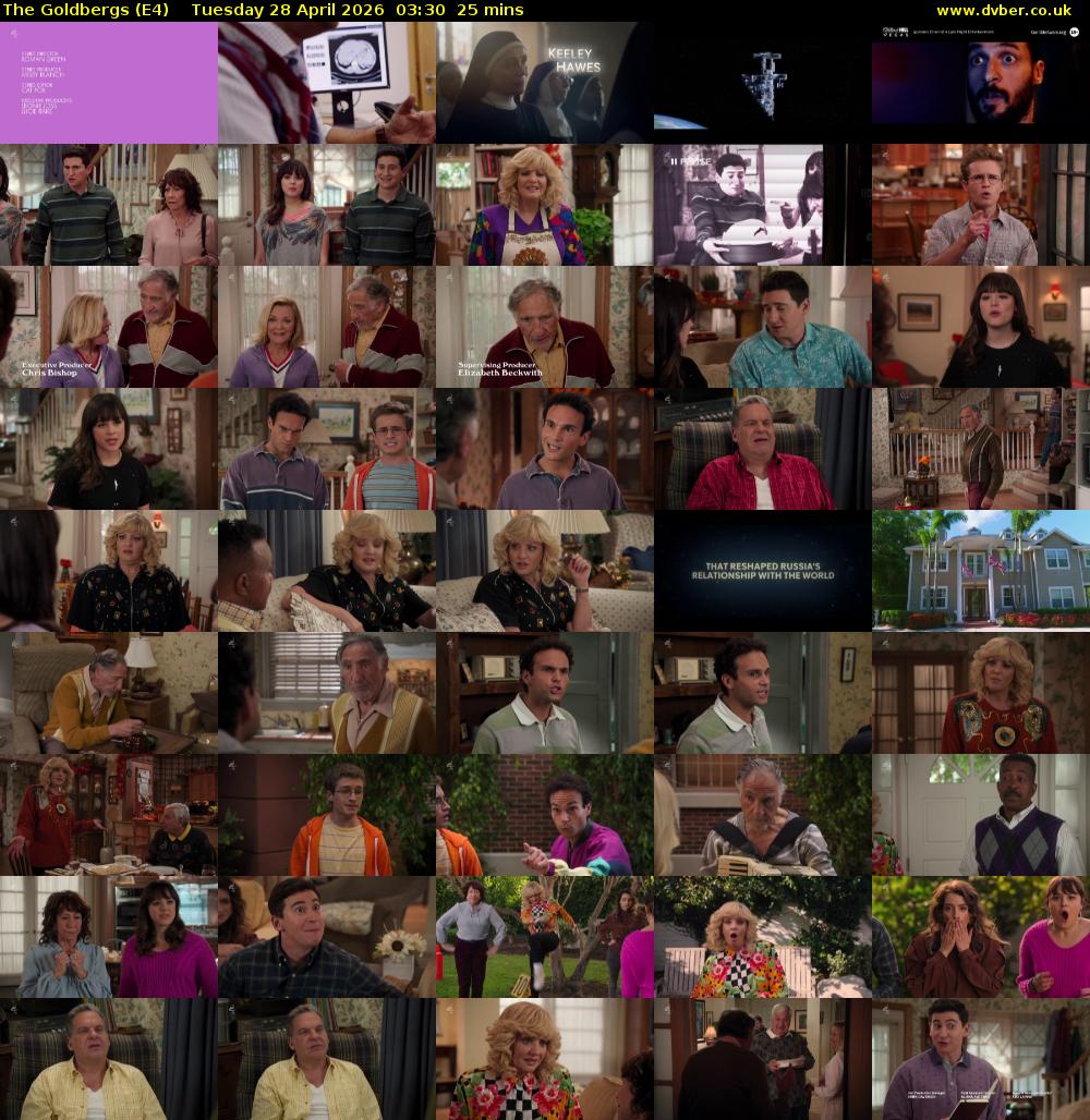 The Goldbergs (E4) Tuesday 28 April 2026 03:30 - 03:55