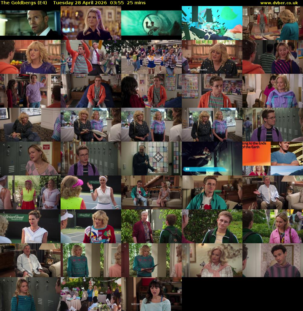 The Goldbergs (E4) Tuesday 28 April 2026 03:55 - 04:20